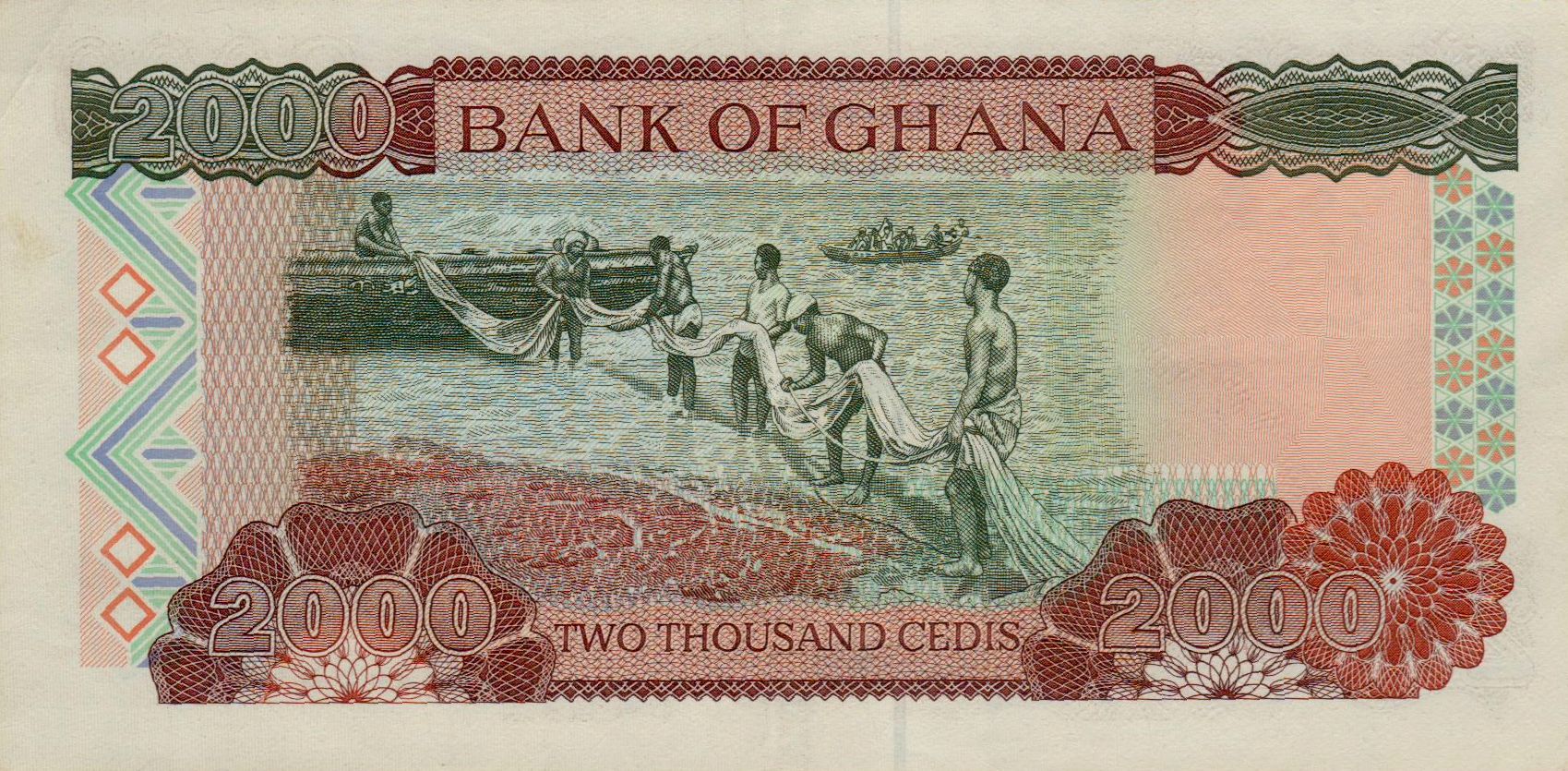 Ghana 2000 1999 UNC P-33/d